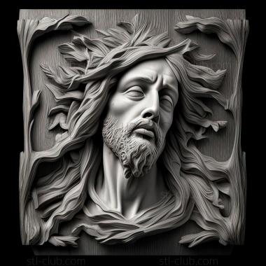 3D model st jesus (STL)